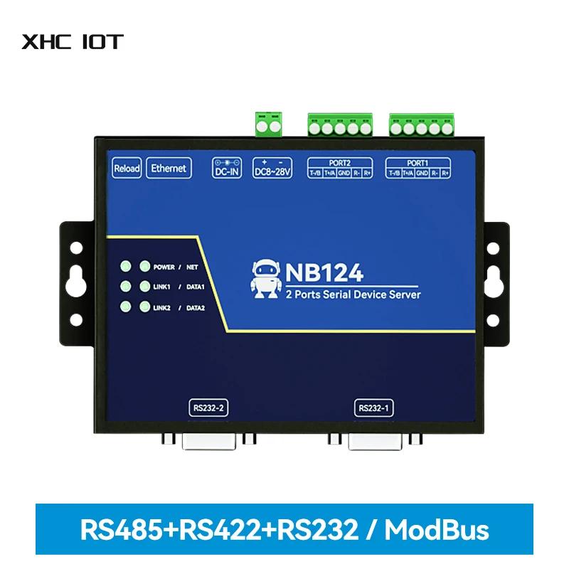  2 ä   RS232/422/485 RJ45 Modbus Ʈ XHCIOT NB124 TCP UDP MQTT AT   ġ